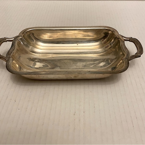 EPCA Bristol Silver 103 Serving Relish Dish With Handles Vintage Preowned. - Picture 1 of 2